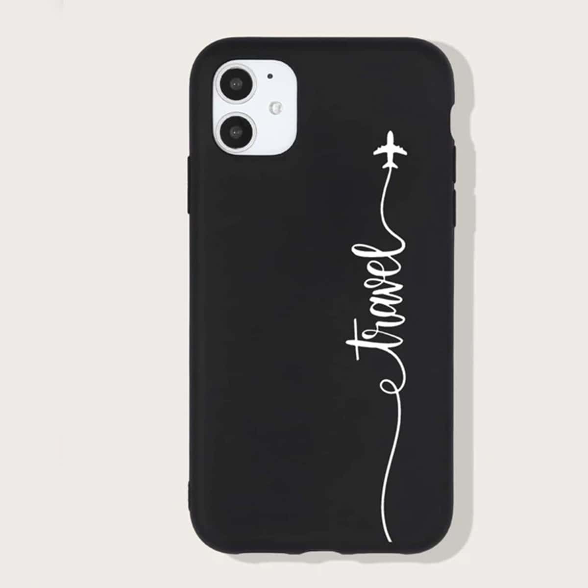 

Airplane Print iPhone Case, Clear