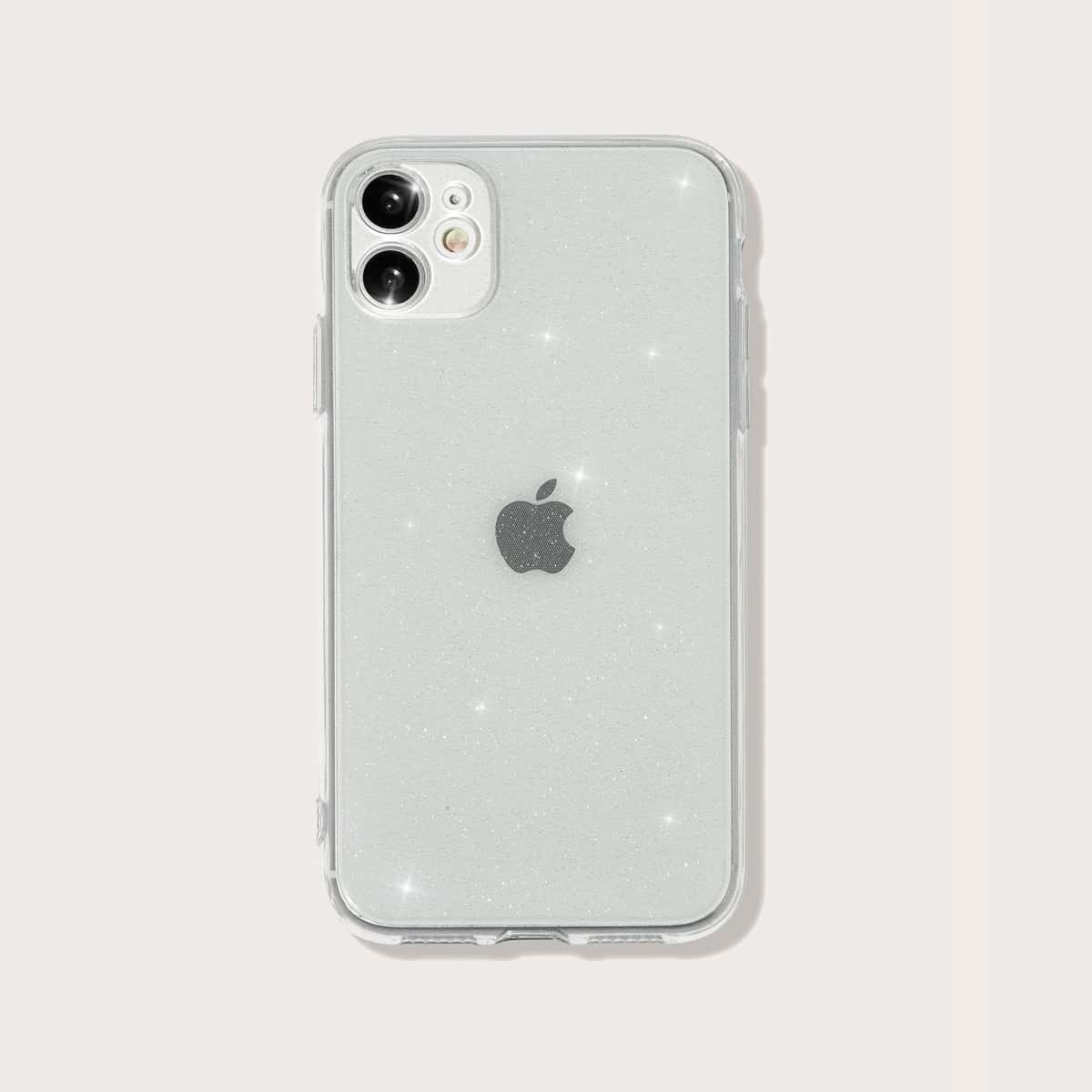 

Glitter iPhone Case, Clear