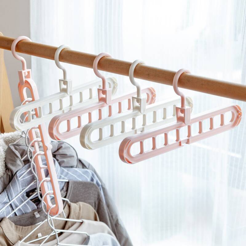 

1pc Multifunction 9 Hole Hanger, Multicolor