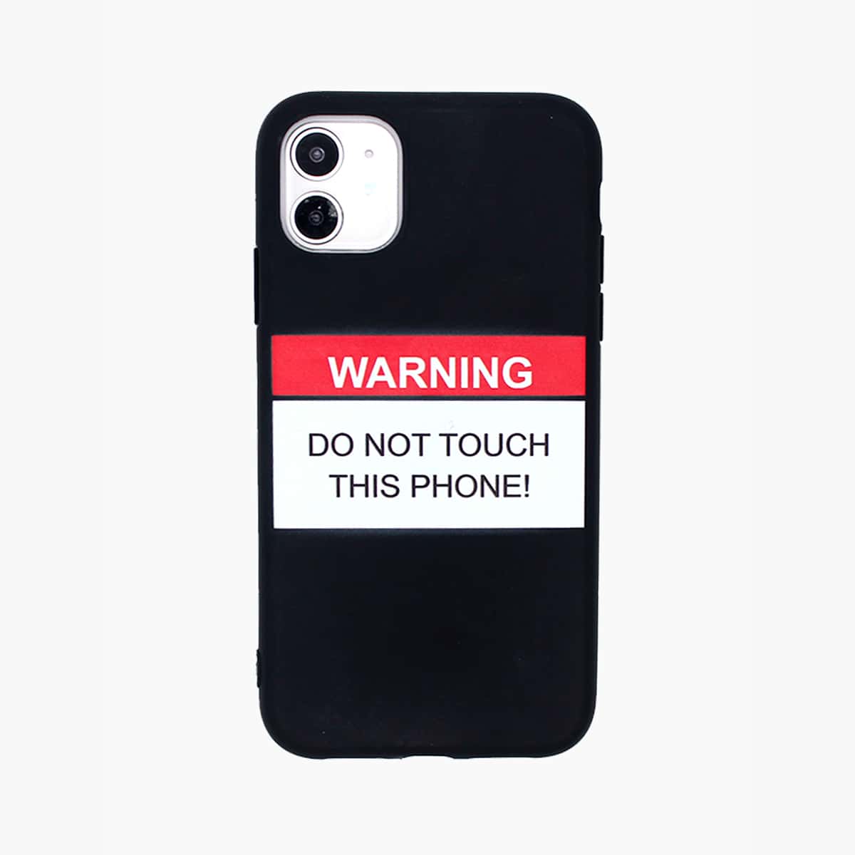 

Slogan Graphic iPhone Case, Black