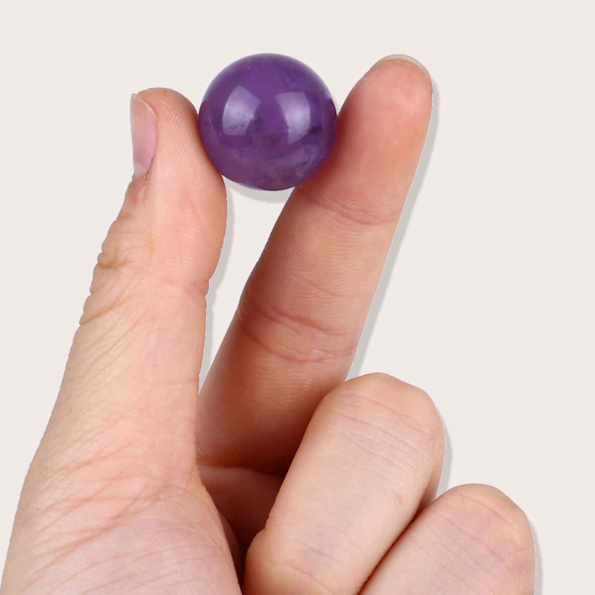 

1pc Crystal Bead Ornament, Purple