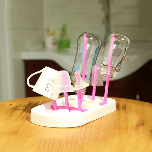 

1pc Random Color Cup Drain Rack, Multicolor