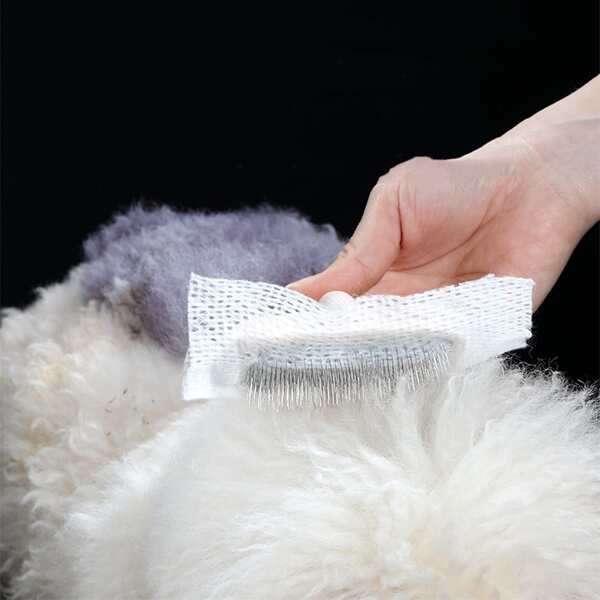 

50pcs Hair Brush Cleaning Filter, White