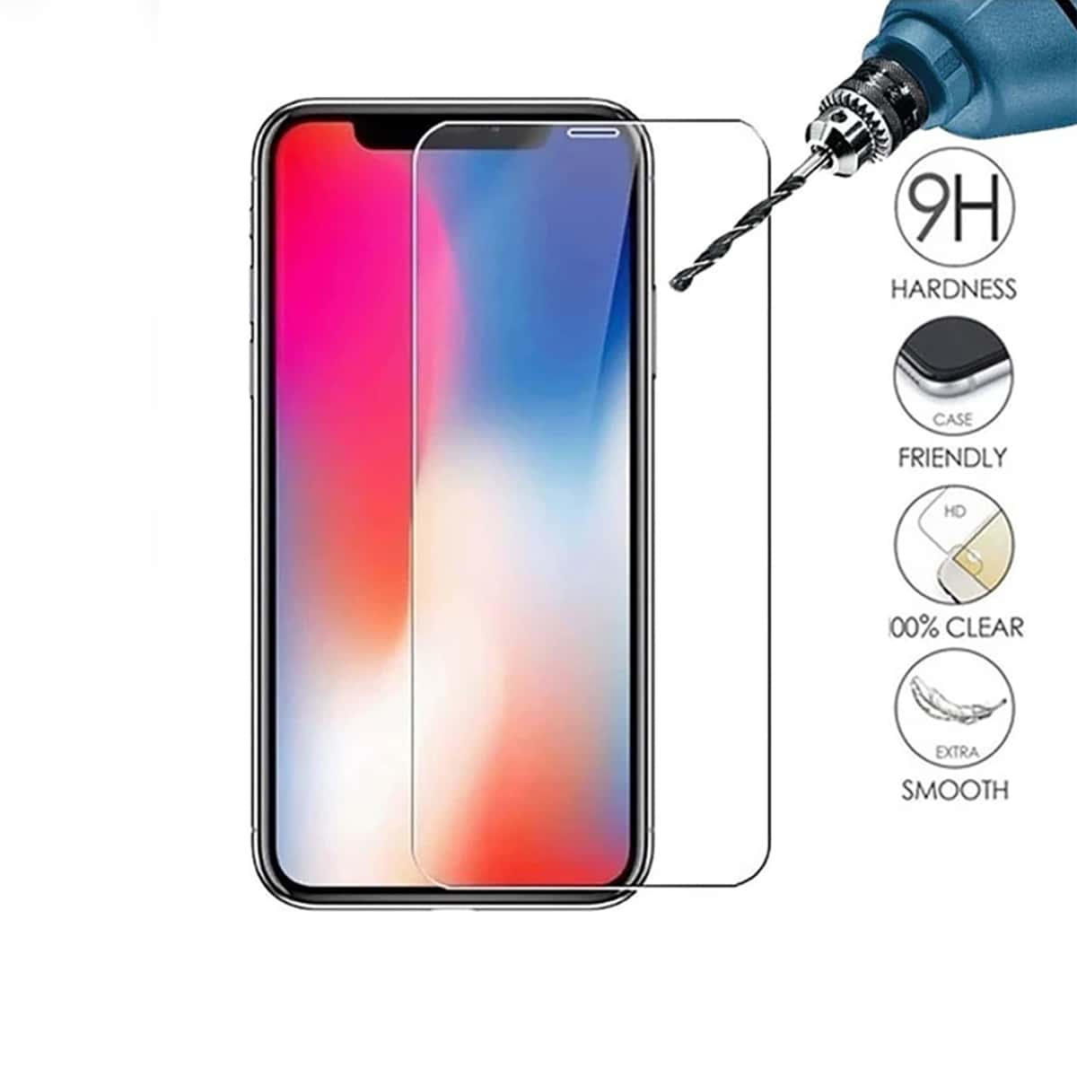 

1pc Tempered Phone Protection Film, Clear