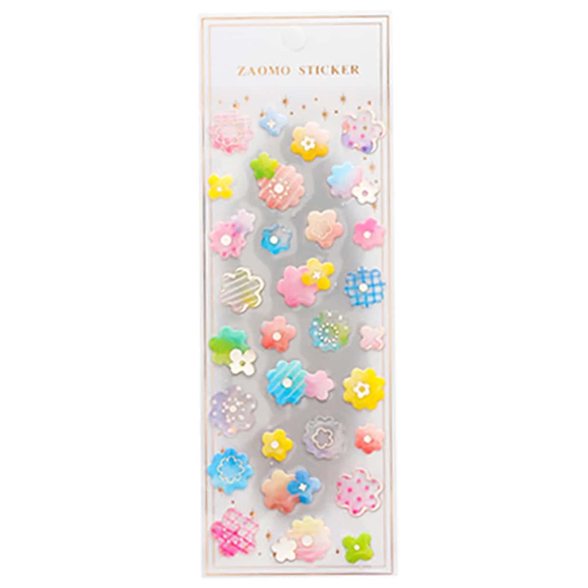 

1sheet Floral Sticker, Multicolor