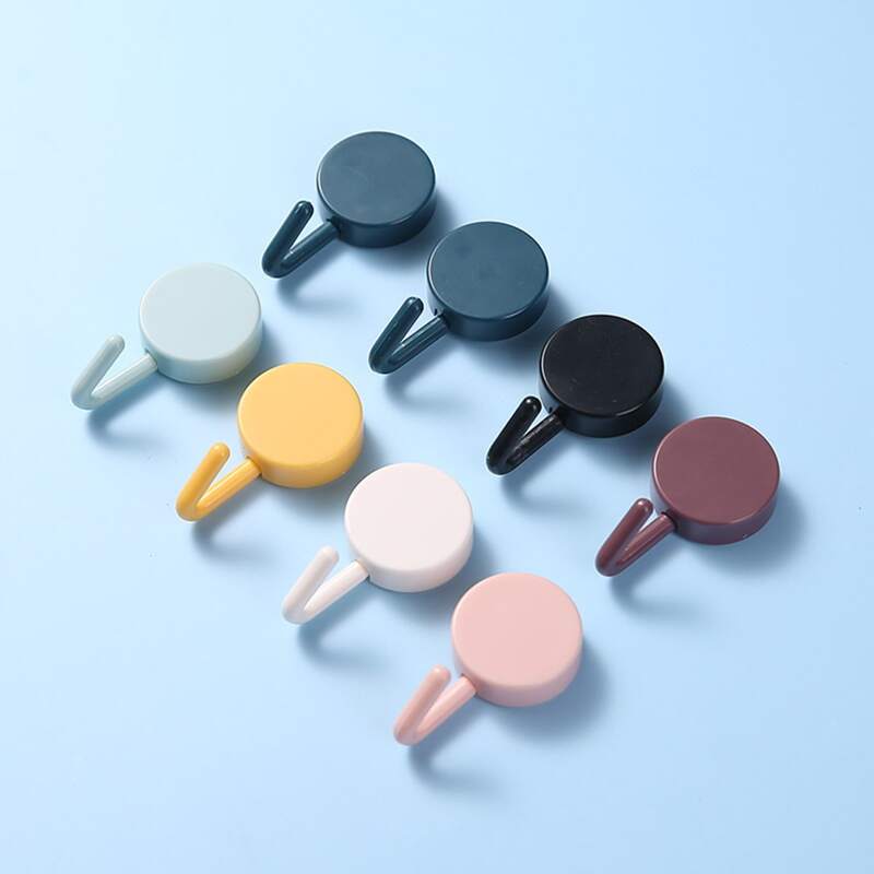 

10pcs Random Color Wall Hook, Multicolor