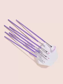 Nail Art Brushes Set,7Pcs Gel Nail Art Painting Kit Brushes, Flower Drawing Pen Gel Nail Polish Painting Brushes Nail Art Pens Kit Manicure Nail Art Polish Pen Tool,For Home Use and Professional Nail Salon