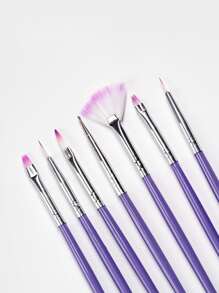 Nail Art Brushes Set,7Pcs Gel Nail Art Painting Kit Brushes, Flower Drawing Pen Gel Nail Polish Painting Brushes Nail Art Pens Kit Manicure Nail Art Polish Pen Tool,For Home Use and Professional Nail Salon