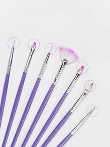 Nail Art Brushes Set,7Pcs Gel Nail Art Painting Kit Brushes, Flower Drawing Pen Gel Nail Polish Painting Brushes Nail Art Pens Kit Manicure Nail Art Polish Pen Tool,For Home Use and Professional Nail Salon