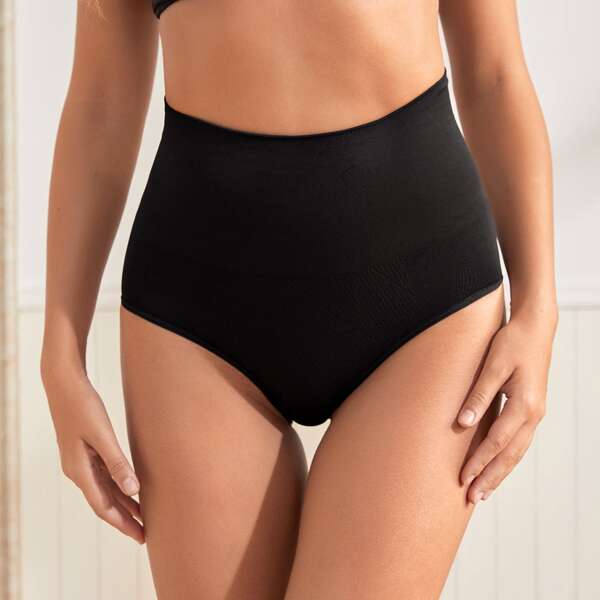 

Solid Shapewear Panty, Black