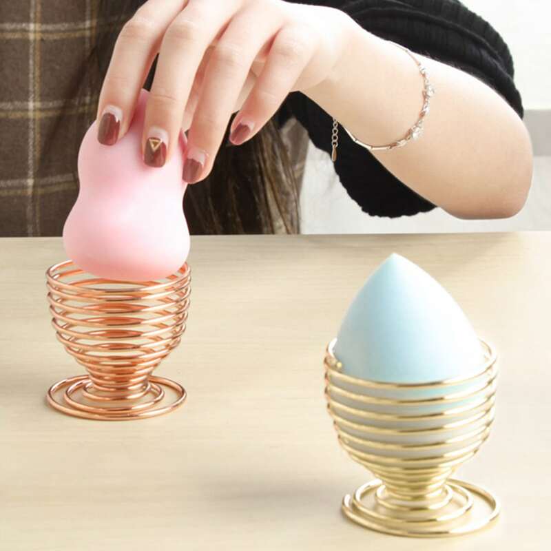 

1pc Random Spiral Makeup Sponge Rack, Multicolor