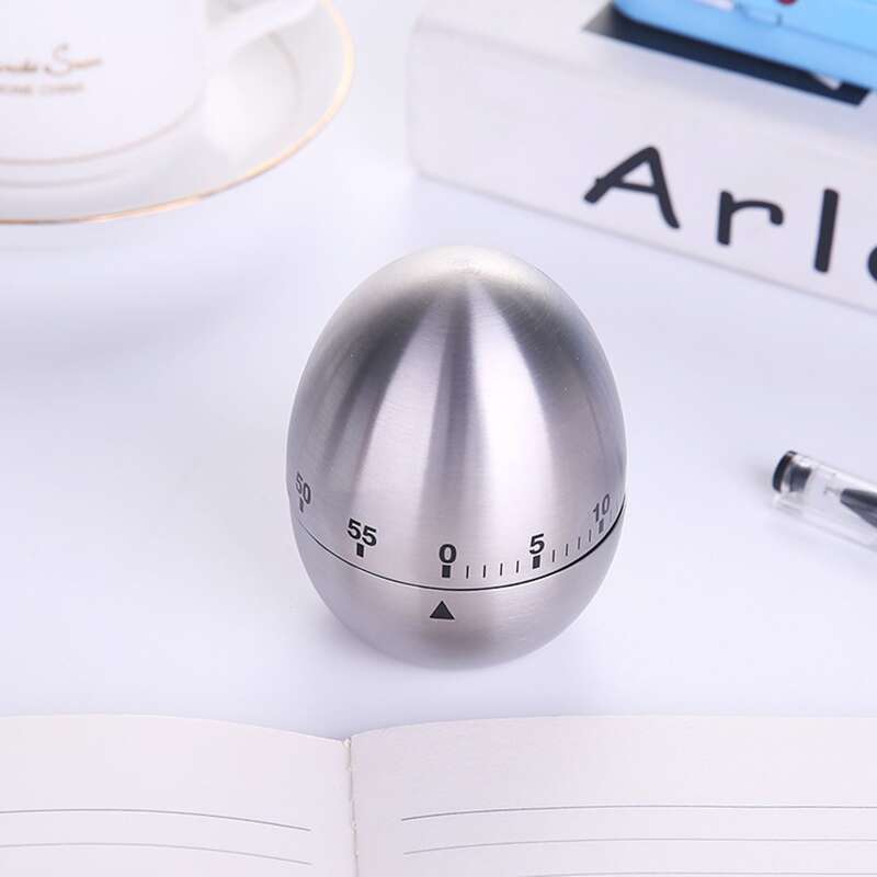 

1pc Egg Shaped Kitchen Timer, Multicolor