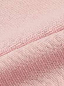 SHEIN Raw Hem Shawl Scarf - Pink - View 4