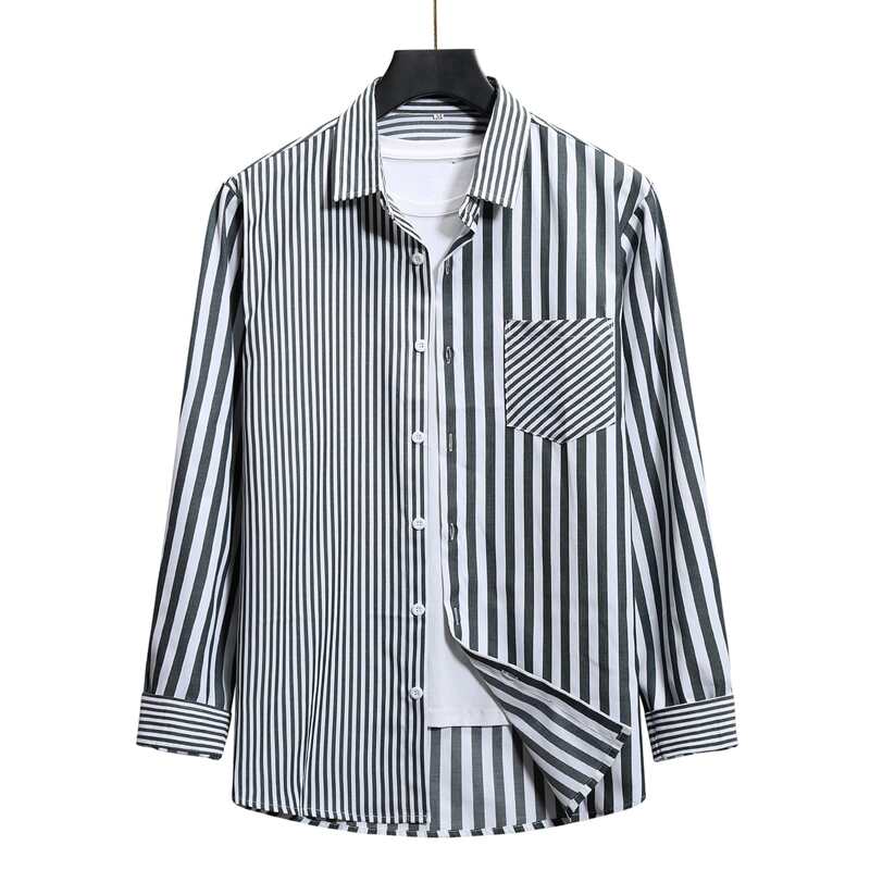 

Guys Striped Button Up Shirt, Multicolor