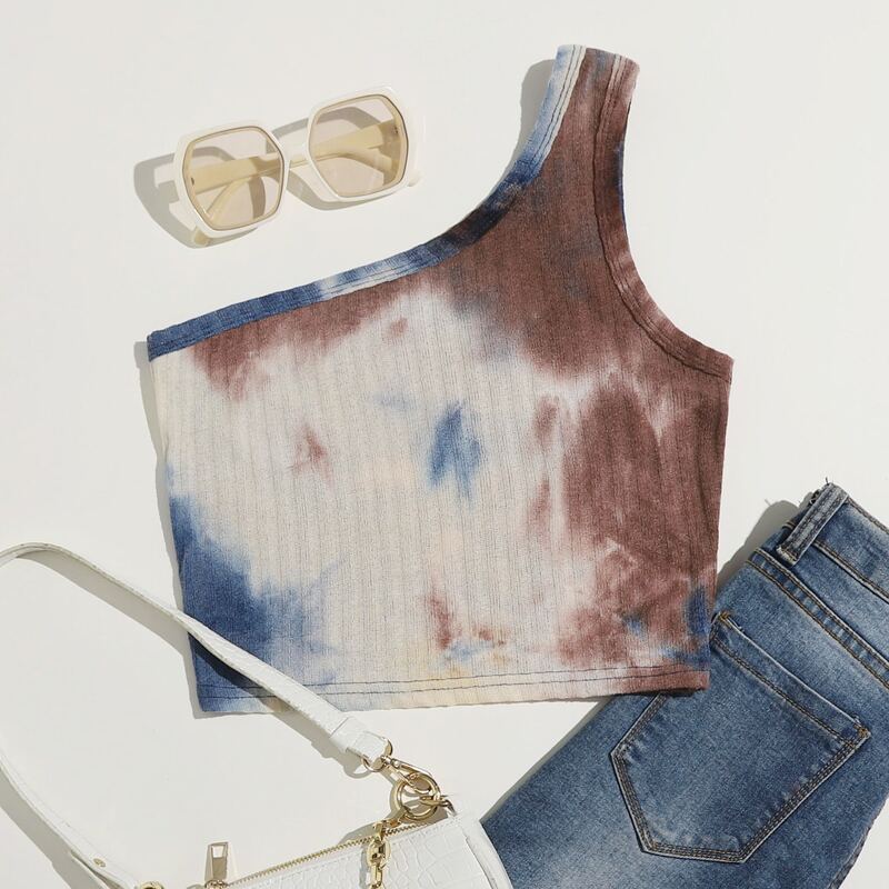 

Tie Dye Crop Top, Multicolor