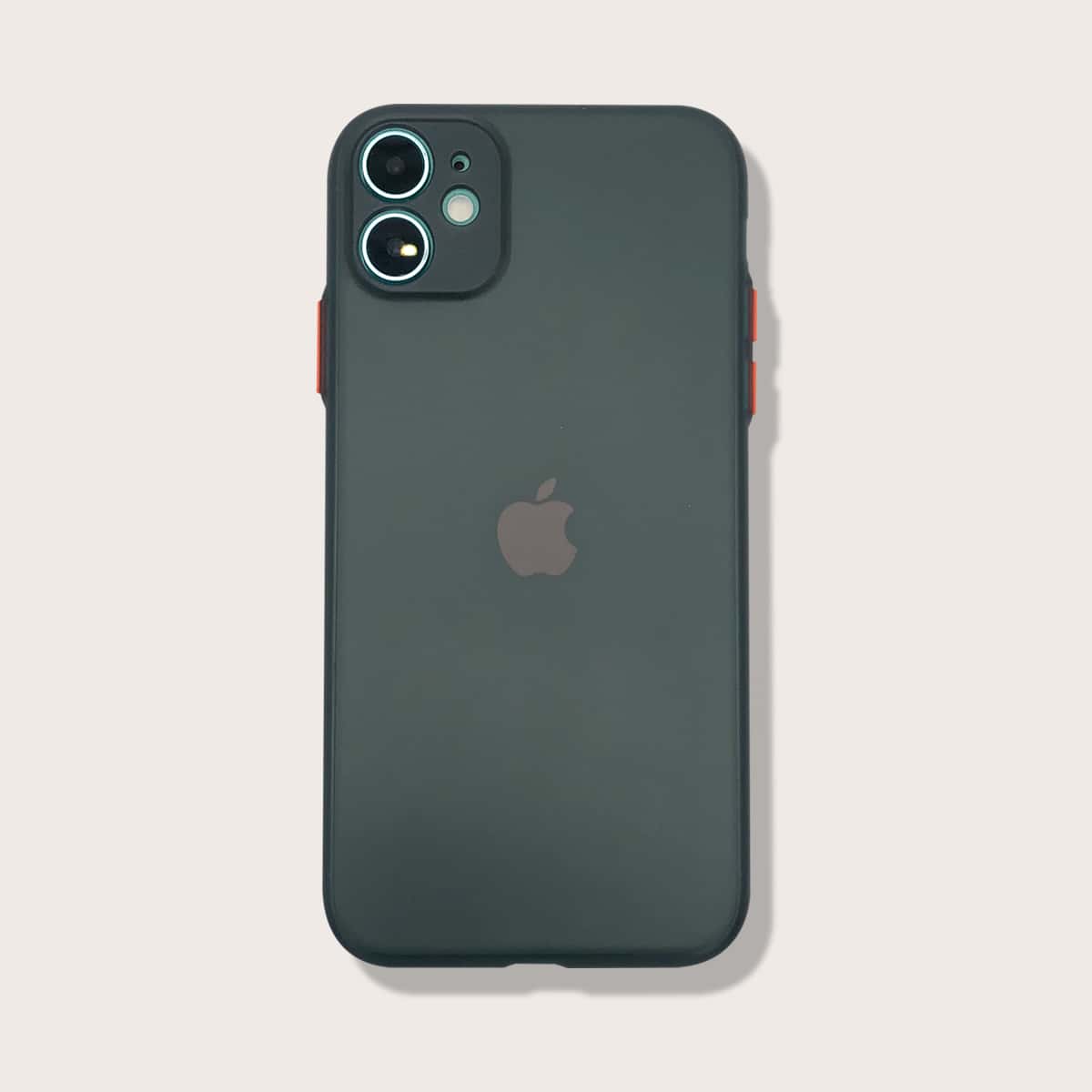 

Solid Clear iPhone Case, Dark grey