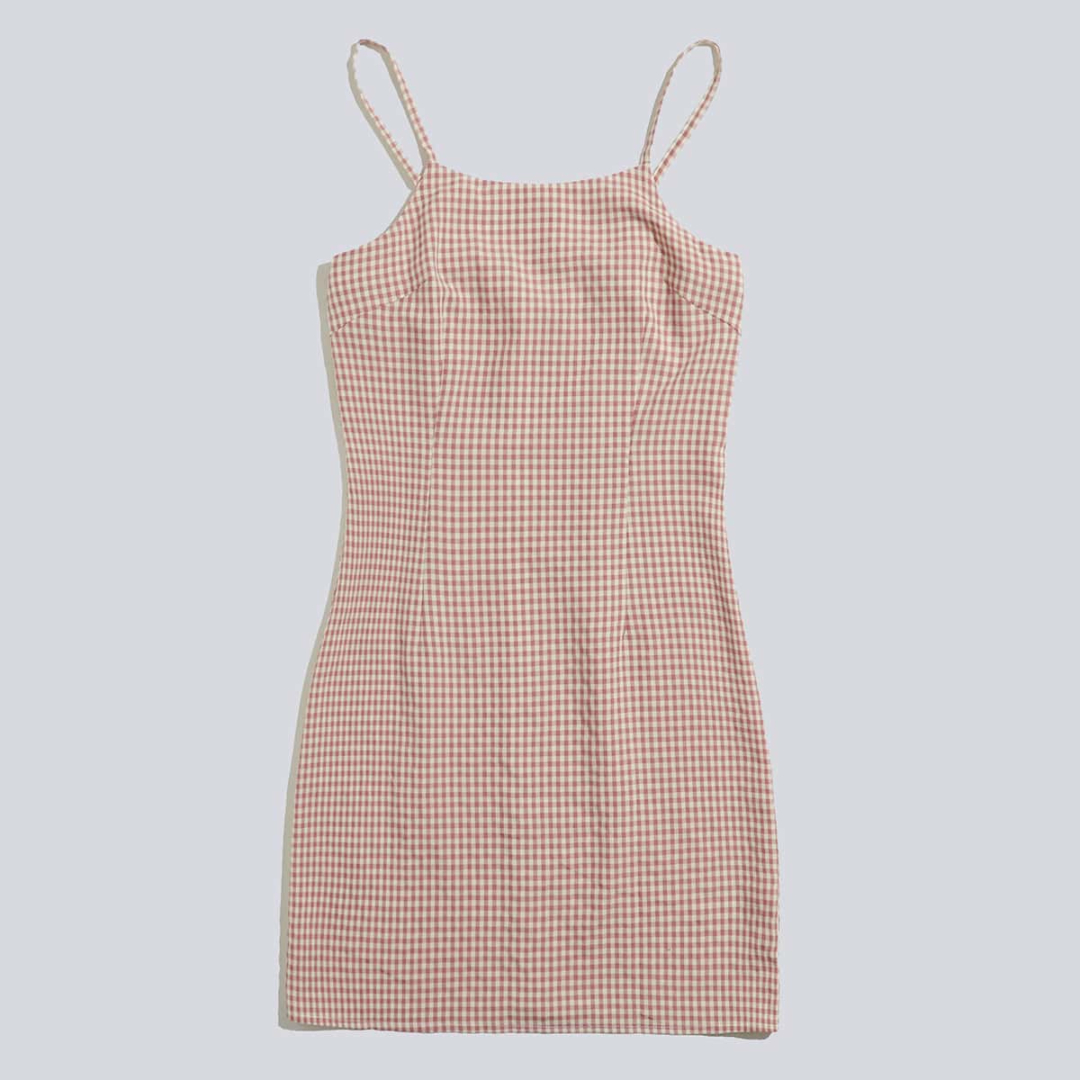 

Gingham Cami Dress, Multicolor