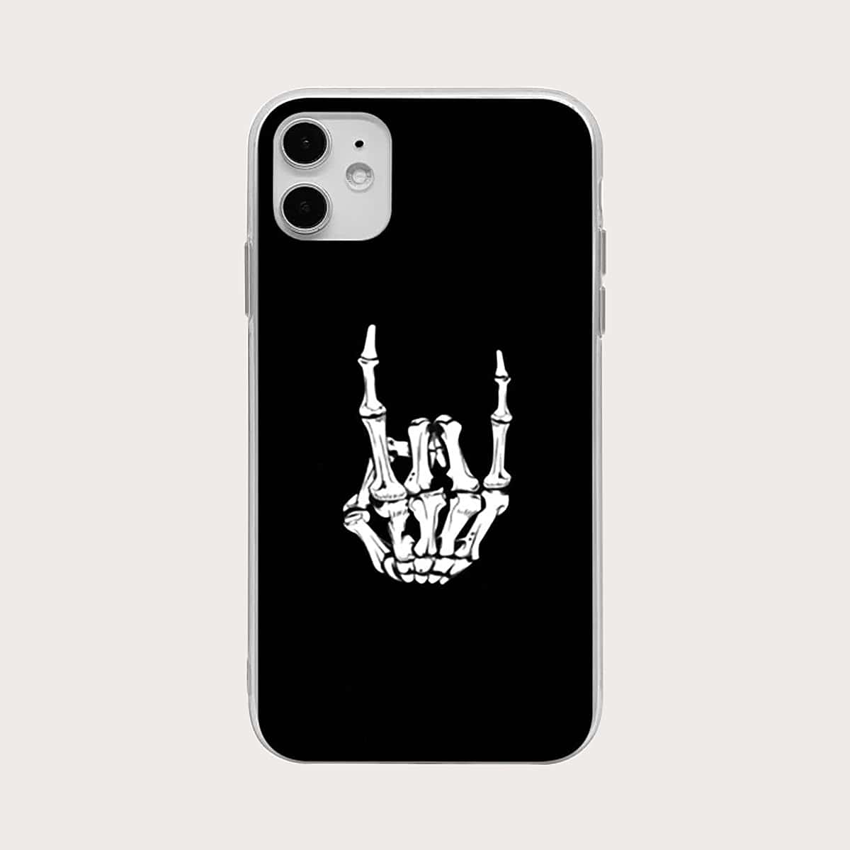 

Skeleton Hand iPhone Case, Black