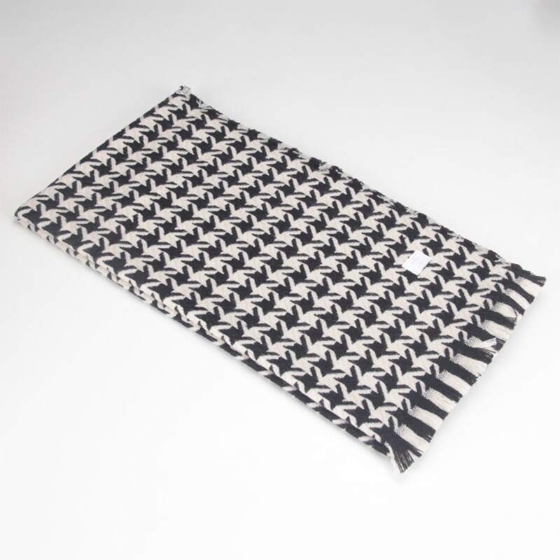 

Raw Hem Two Tone Scarf, Multicolor