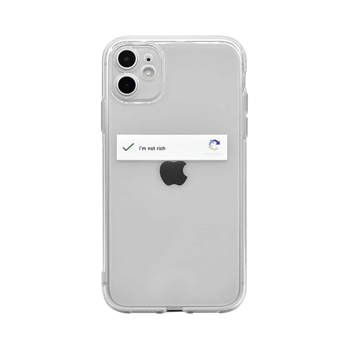 

Simple Letter Graphic Clear iPhone Case
