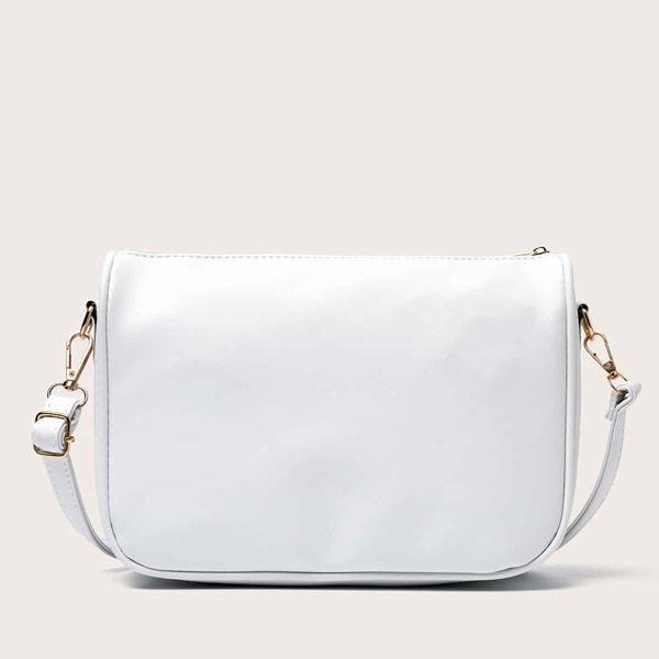 

Minimalist Crossbody Bag, White