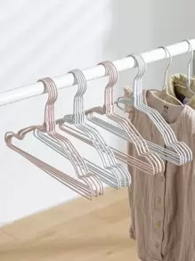 10pcs Random Kids Non-slip Hanger, Small Iron Hanger For Kids - Multicolor - View 1