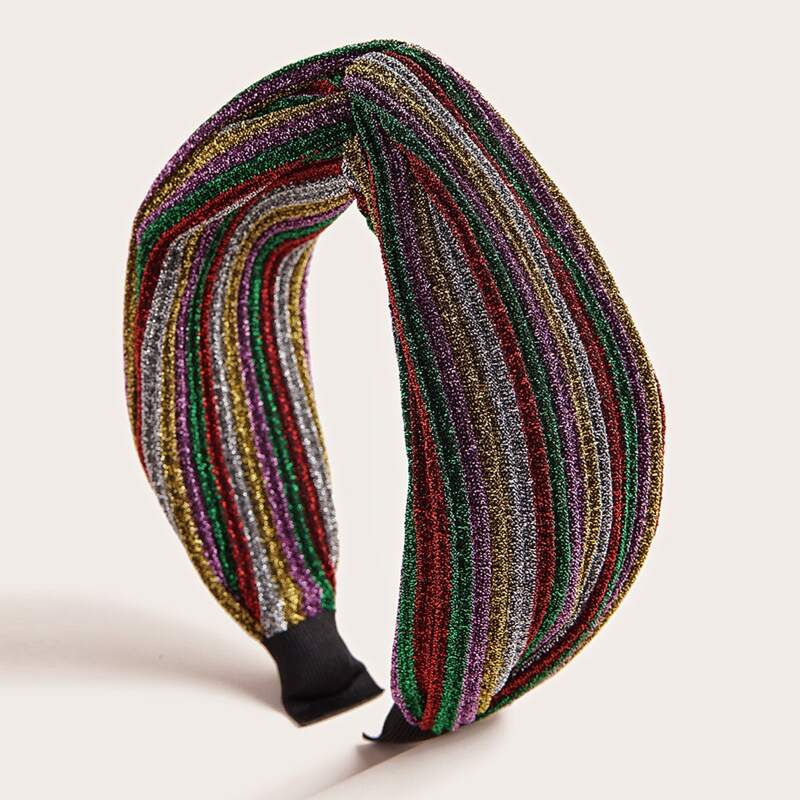 

Twist Glitter Hair Hoop, Multicolor