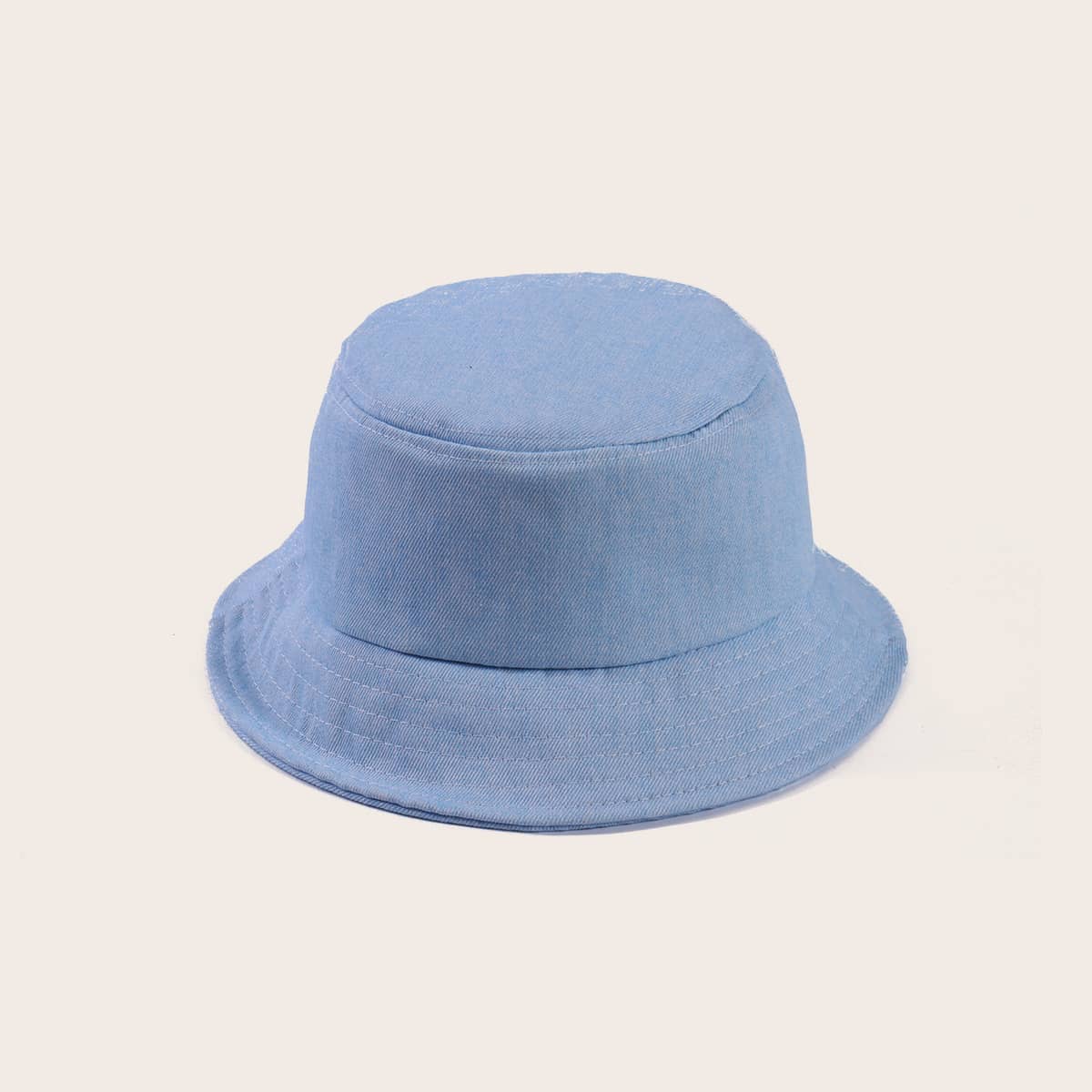 

Solid Plain Bucket Hat, Baby blue