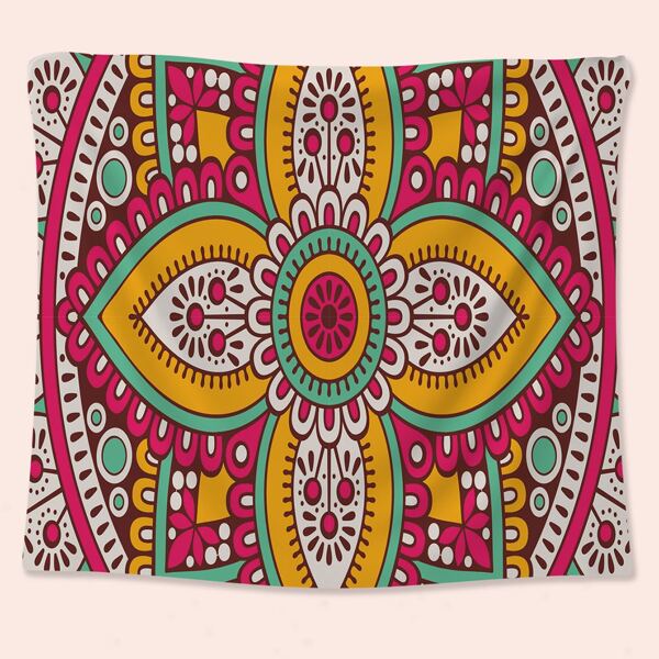 

Mandala Print Tapestry, Multicolor