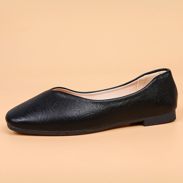 

Одноцветный Балетки, Чёрный