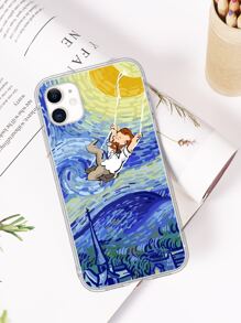Cartoon Graphic Case Compatible With iPhone - Multicolor - View 2