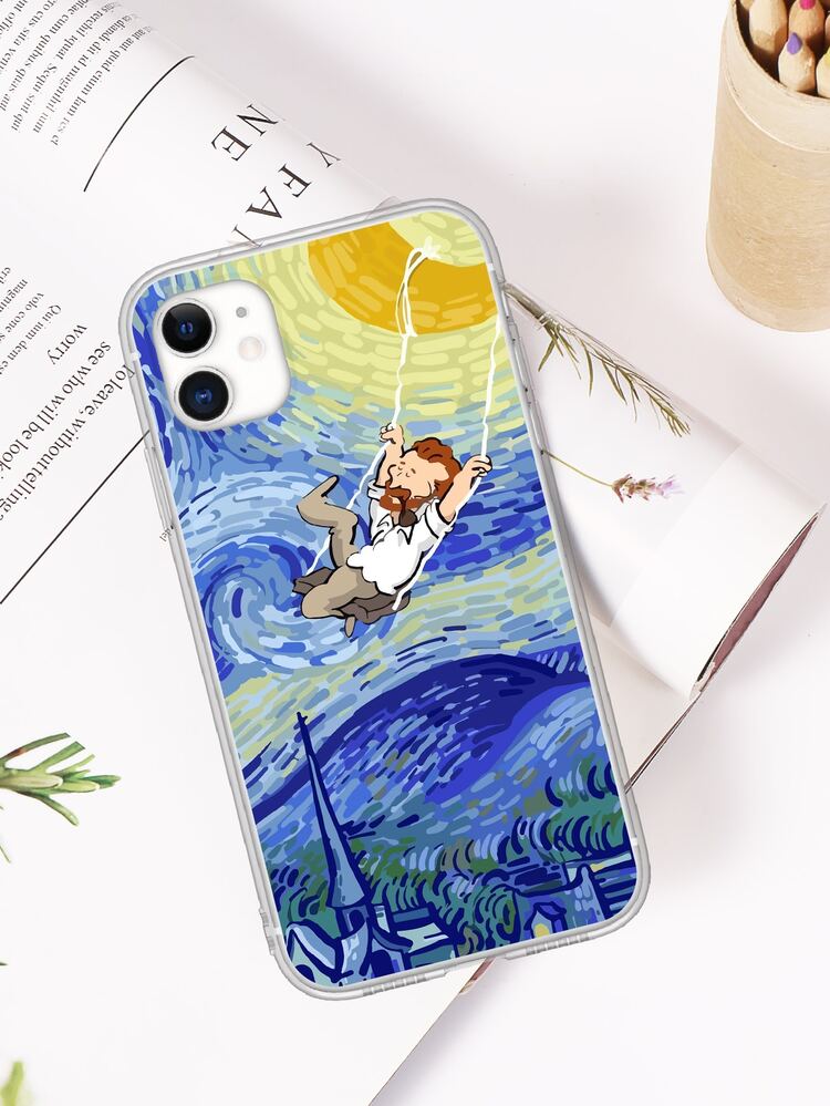 卡通圖案iPhone手機殼 - 彩色 - 查看 2