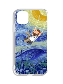 Cartoon Graphic Case Compatible With iPhone - Multicolor - View 4