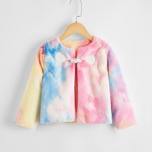 

Toddler Girls Tie Dye Flannel Jacket, Multicolor