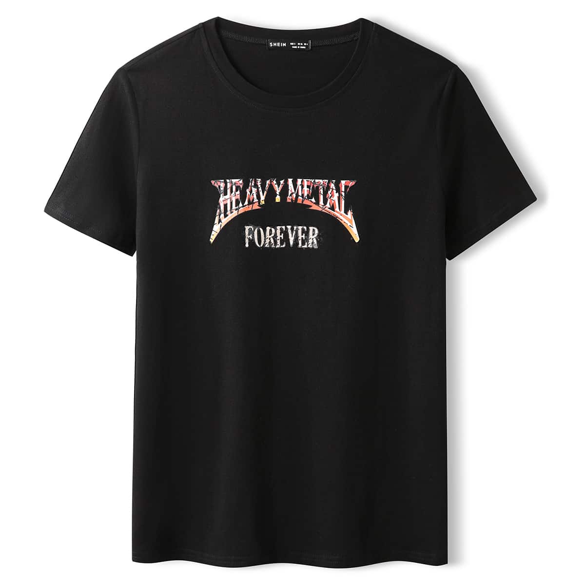 

Letter Graphic Tee, Black