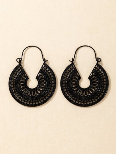 اقراط حلقي مجوف