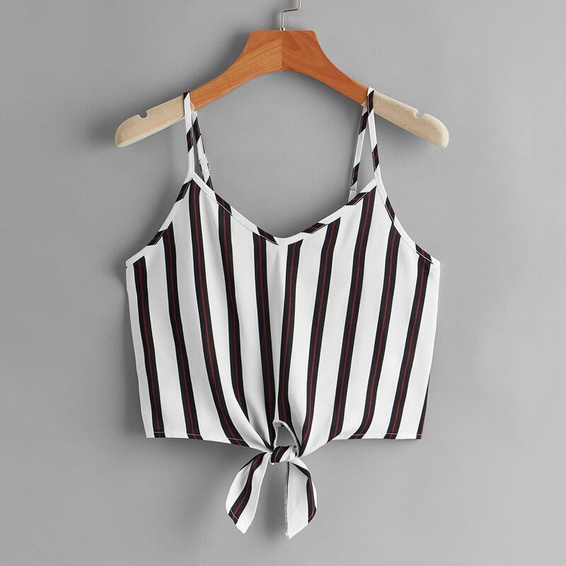 

Striped Knot Cami Top, Multicolor