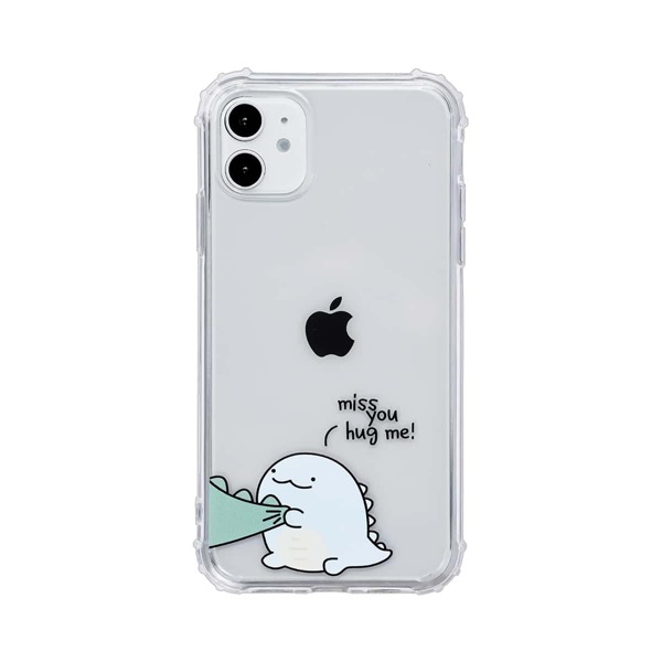 

Cartoon Dinosaur Clear iPhone Case