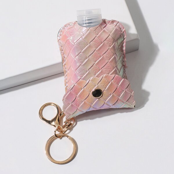 

Handwashing Fluid Subpackage Bottle Keychain, Pink