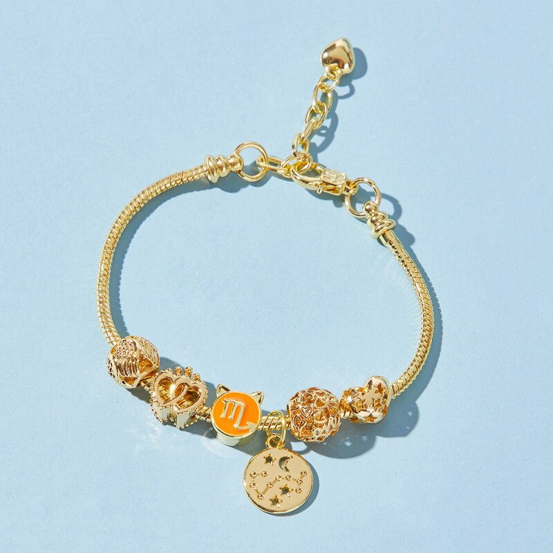 

Scorpion Constellation Bracelet, Gold
