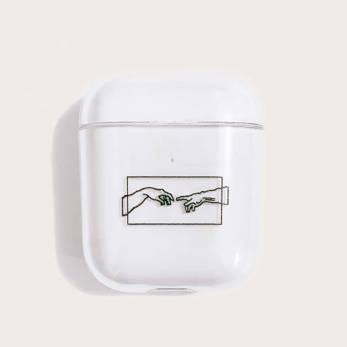 

Finger Pattern Clear Airpods Case