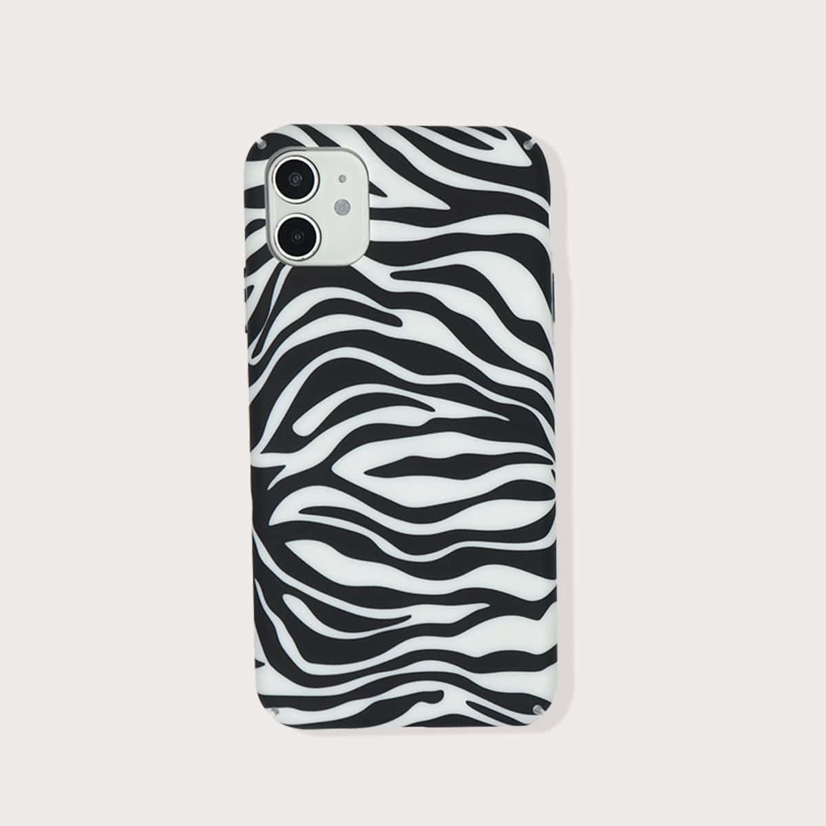 

Zebra Striped iPhone Case, Black and white