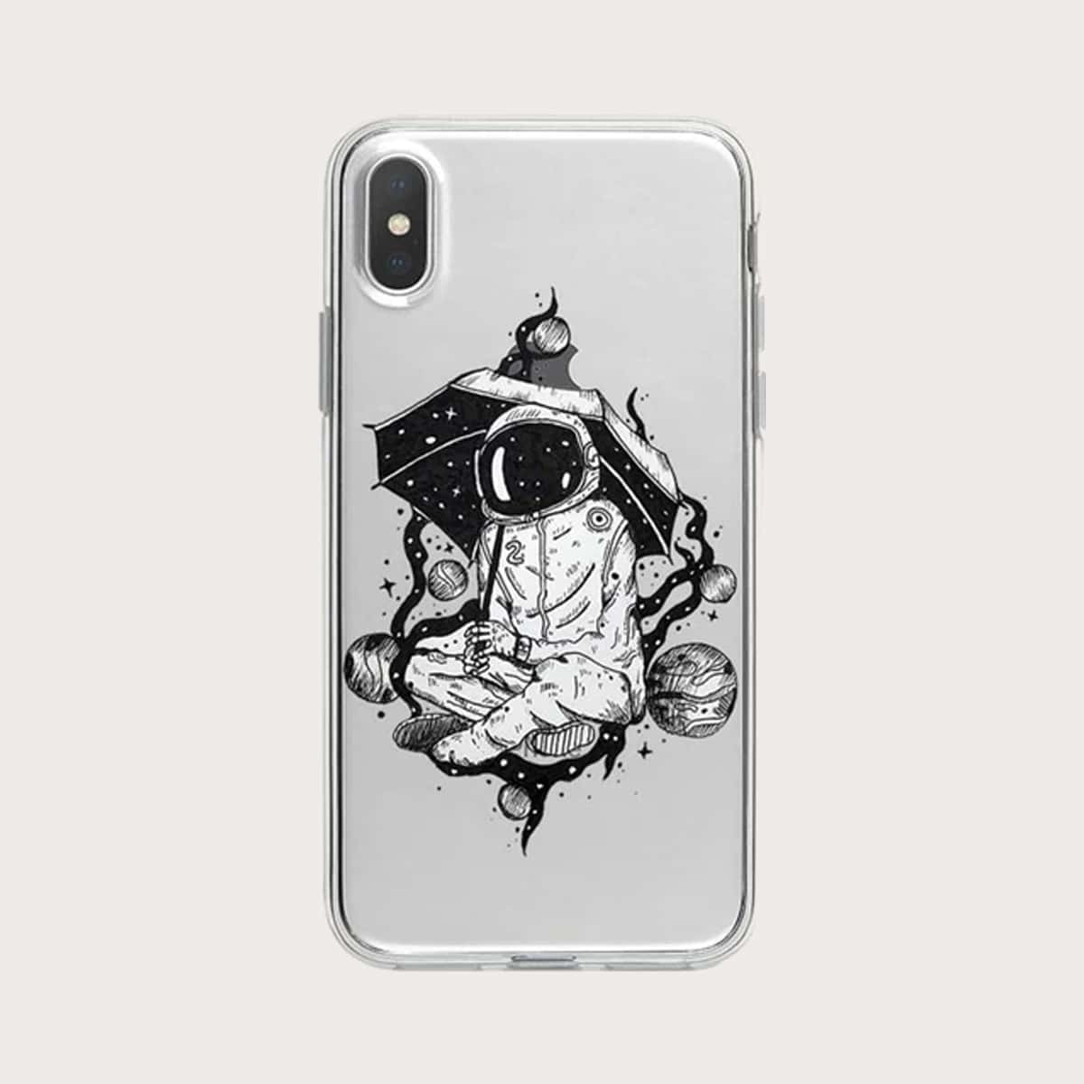 

Astronaut Clear iPhone Case