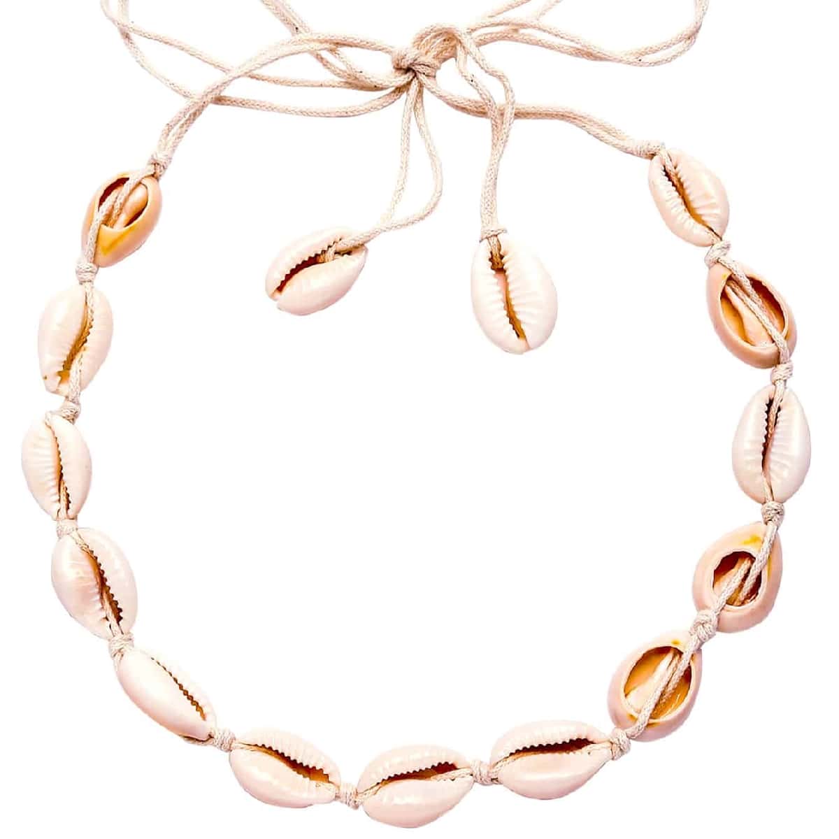 

Shell Decor Necklace, White