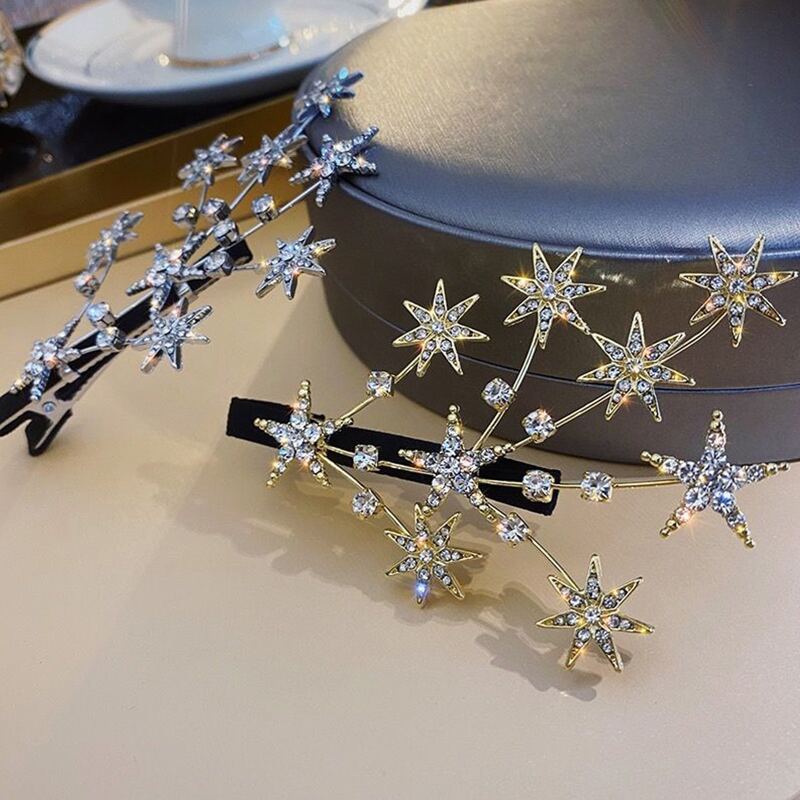 

1pc Random Rhinestone Branches Hair Clip, Multicolor