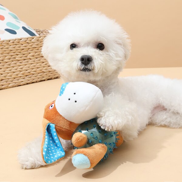 

Cartoon Design Dog Sound Toy, Blue
