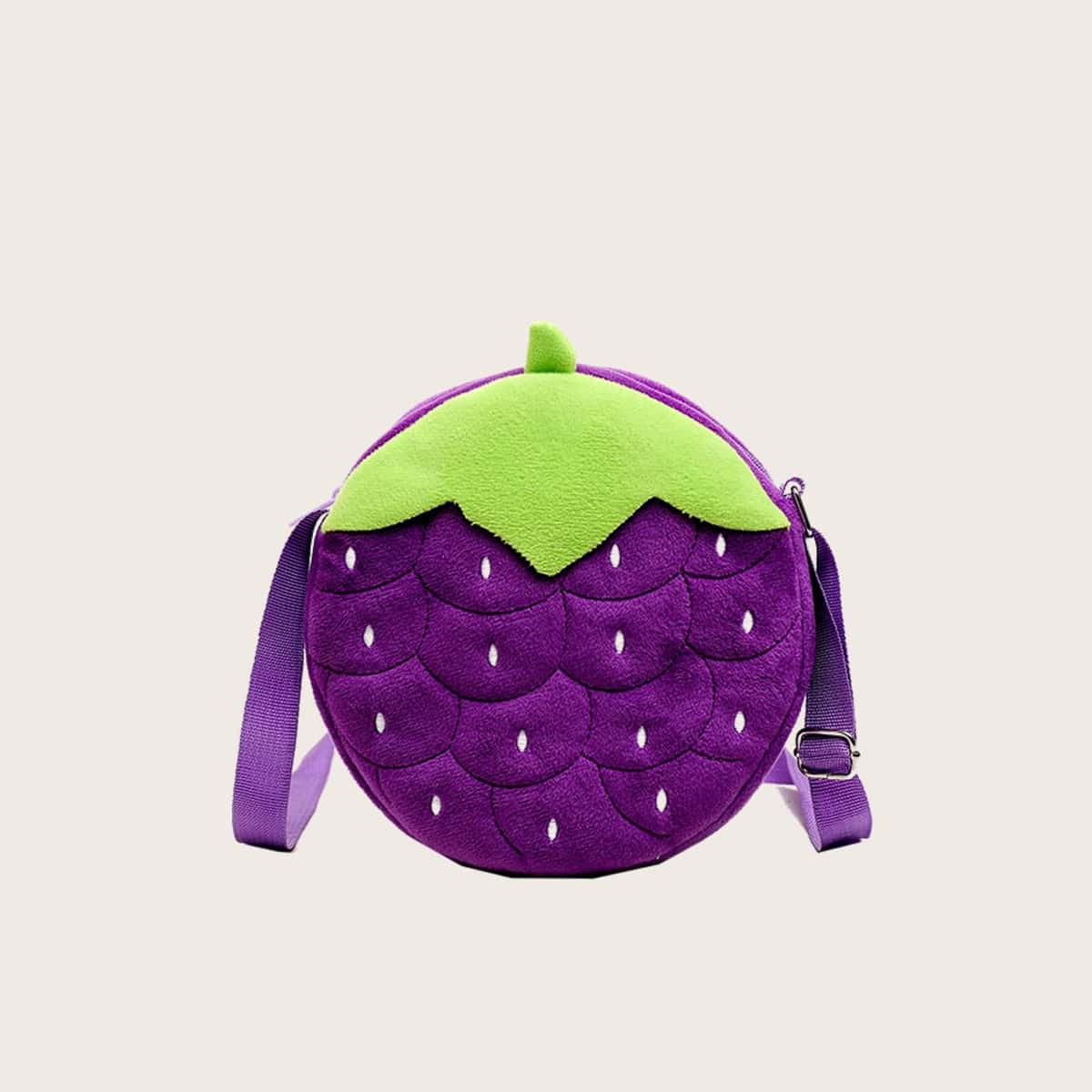 

Grape Shaped Crossbody Bag, Purple