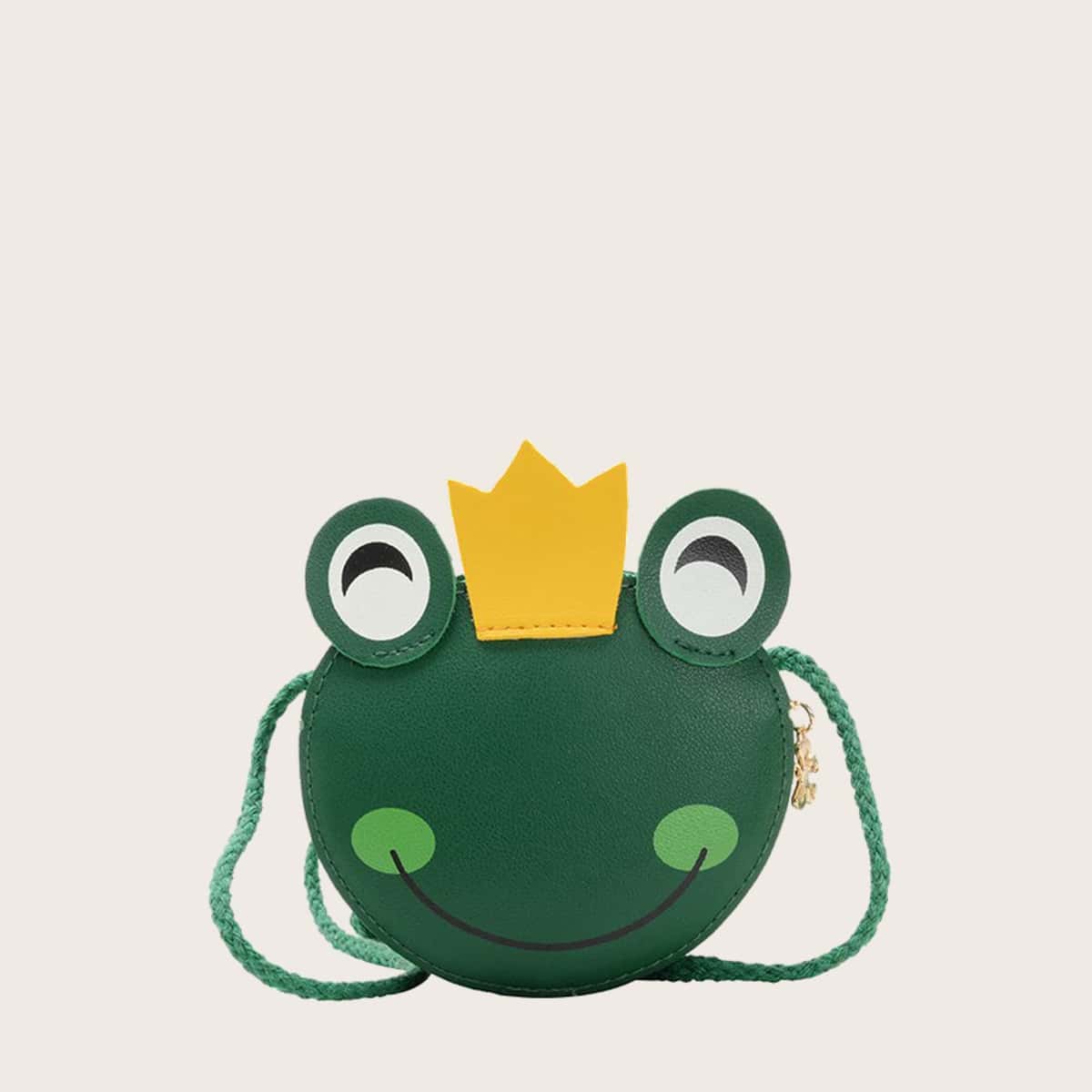 

Frog Shaped Crossbody Bag, Green