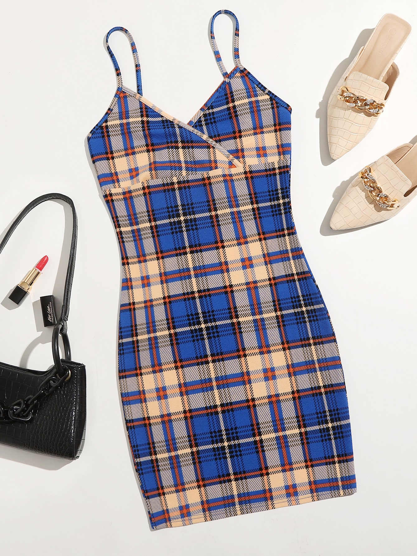 Shein tartan dress Clearance