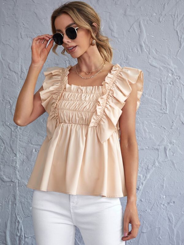 ruffle peplum